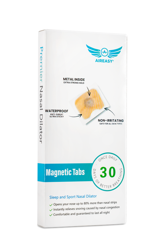 Plasturi magnetici pe nas